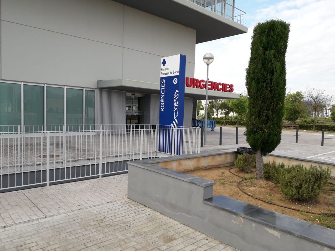 Urgencias del hospital comarcal Francesc de Borja Urgencias del hospital comarcal Francesc de Borja