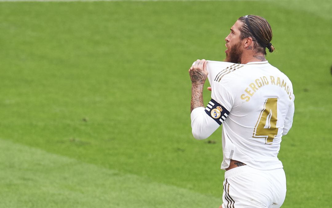 Sergio Ramos, durante el partido en San Mamés Sergio Ramos, durante el partido en San Mamés