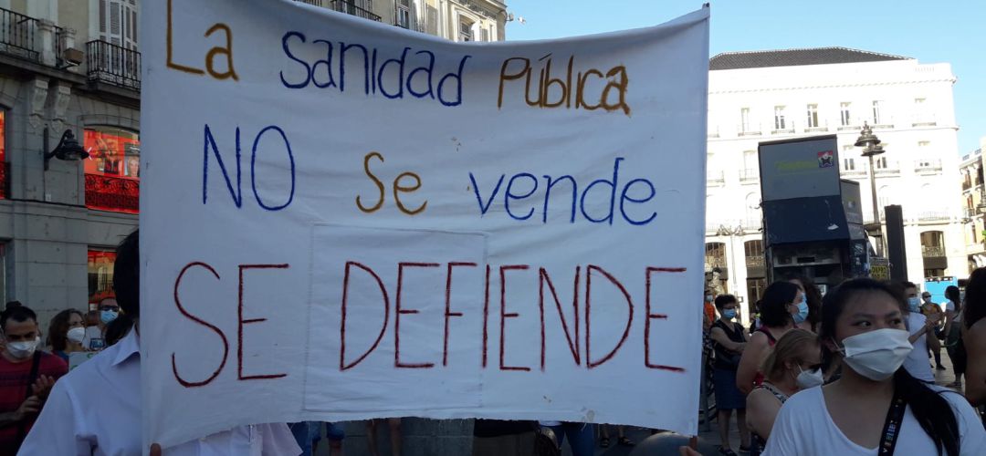 Manifestación en la Puerta del Sol de Madrid Manifestación en la Puerta del Sol de Madrid