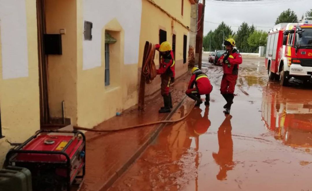 Consecuencias de las últimas inundaciones en Motilla del Palancar Consecuencias de las últimas inundaciones en Motilla del Palancar