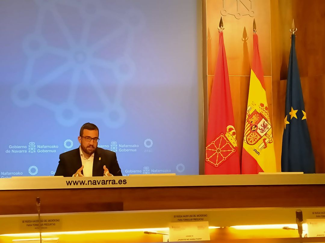 Javier Remírez, portavoz del Gobierno de Navarra Javier Remírez, portavoz del Gobierno de Navarra