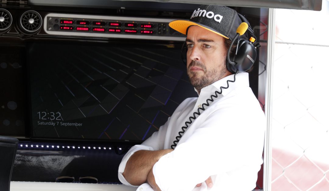Fernando Alonso, en su última etapa en la F1 con McLaren. Fernando Alonso, en su última etapa en la F1 con McLaren.