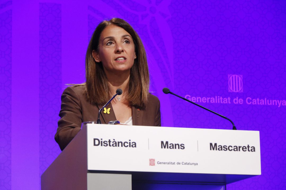 La portavoz del Govern de la Generalitat, Mertixell Budó La portavoz del Govern de la Generalitat, Mertixell Budó