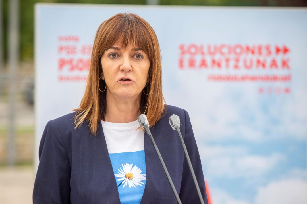 -La candidata a lehendakari del PSE-EE, Idoia Mendia, -La candidata a lehendakari del PSE-EE, Idoia Mendia,