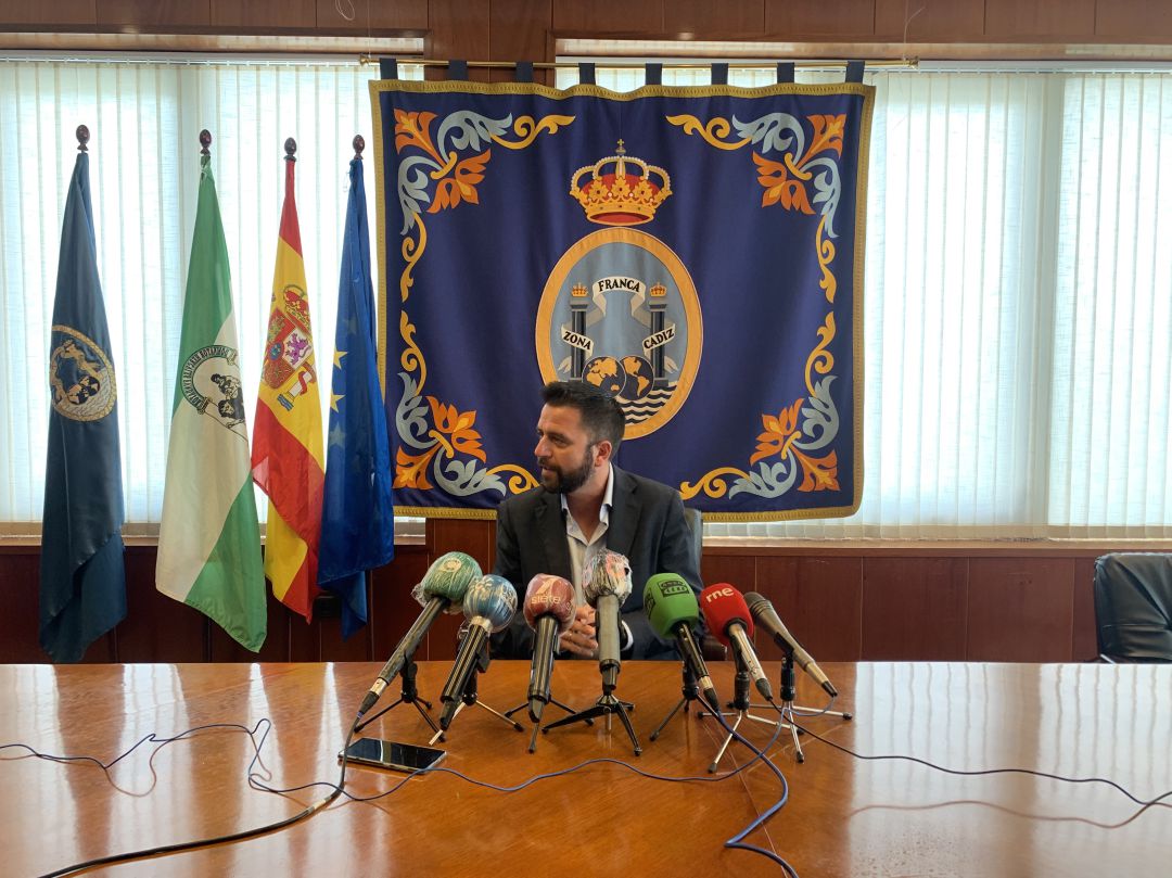 Fran González, en la rueda de prensa ofrecida esta mañana Fran González, en la rueda de prensa ofrecida esta mañana