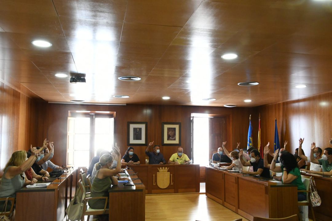 Pleno en el ayuntamiento de Xàbia. Pleno en el ayuntamiento de Xàbia.