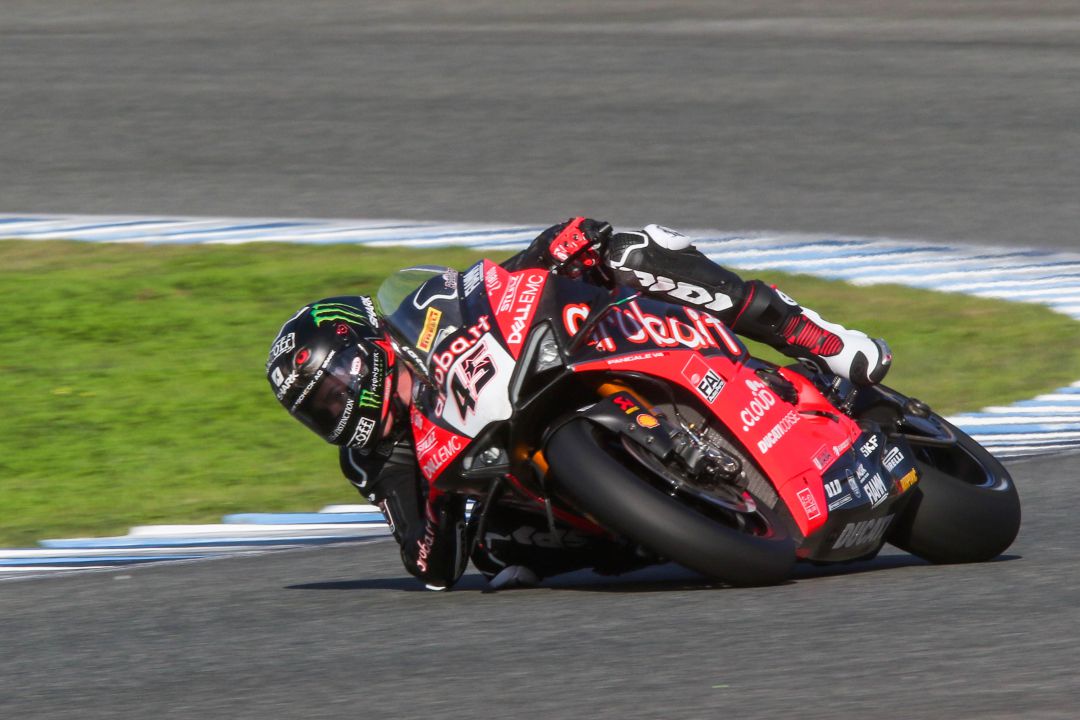 Scott Redding durante unos entrenamientos en el Circuito de Jerez Scott Redding durante unos entrenamientos en el Circuito de Jerez