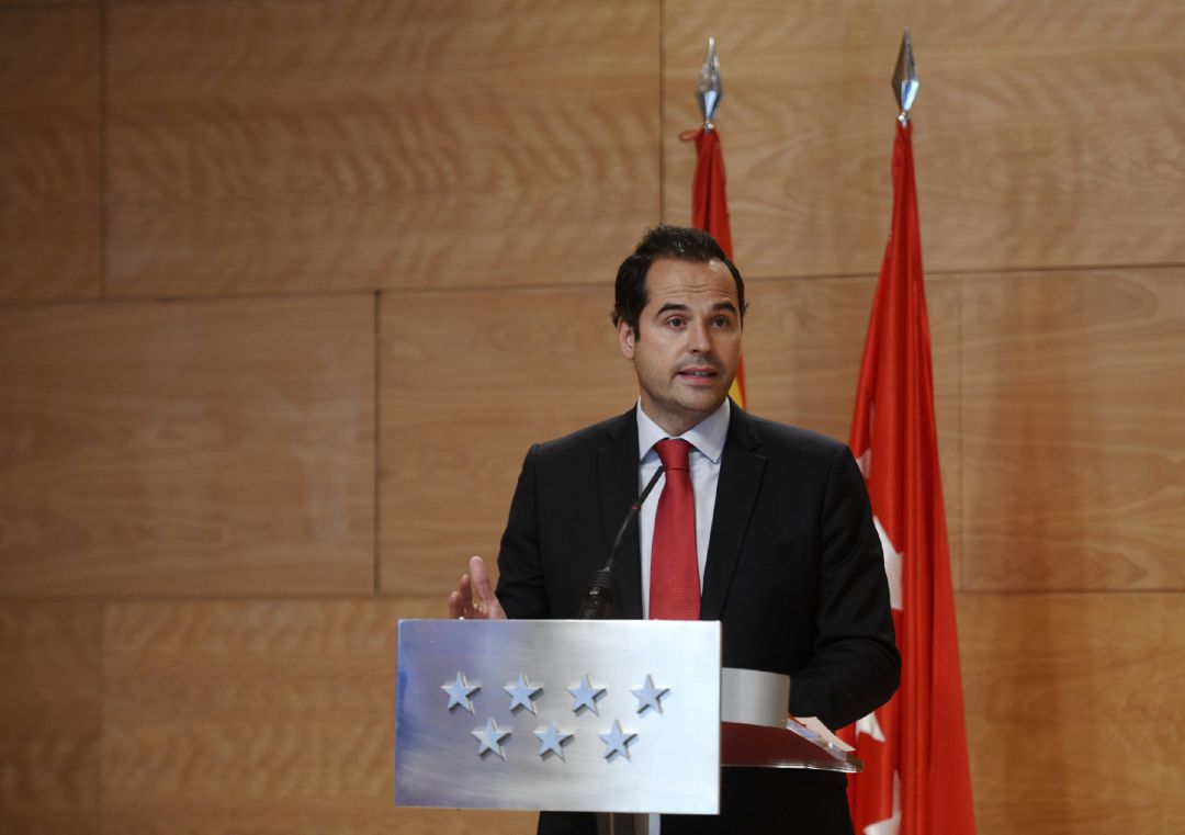 El vicepresidente de la Comunidad de Madrid, Ignacio Aguado. El vicepresidente de la Comunidad de Madrid, Ignacio Aguado.
