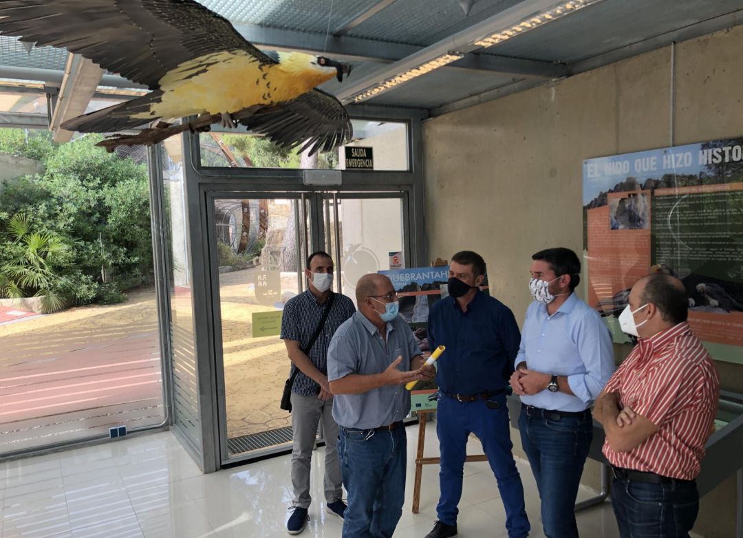 El consejero Antonio Luengo inaugura el módulo expositivo sobre el nido datado de quebrantahuesos más antiguo del mundo, situado en la Sierra de El Valle Carrascoy El consejero Antonio Luengo inaugura el módulo expositivo sobre el nido datado de quebrantahuesos más antiguo del mundo, situado en la Sierra de El Valle Carrascoy