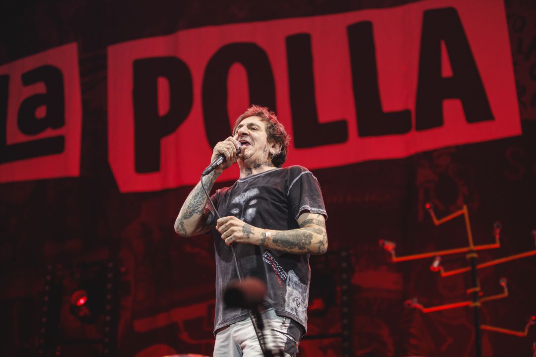El cantante de La Polla Records en un concierto en 2019 en Barcelona El cantante de La Polla Records en un concierto en 2019 en Barcelona