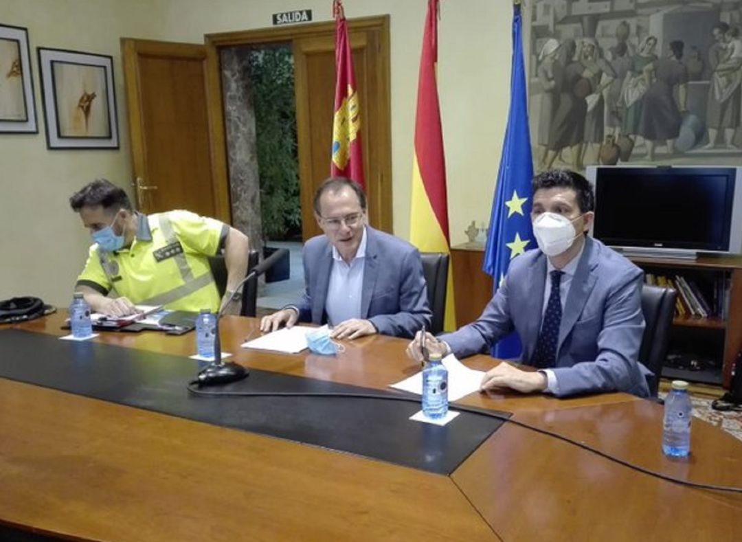 Momento de la presentación de la campaña Momento de la presentación de la campaña
