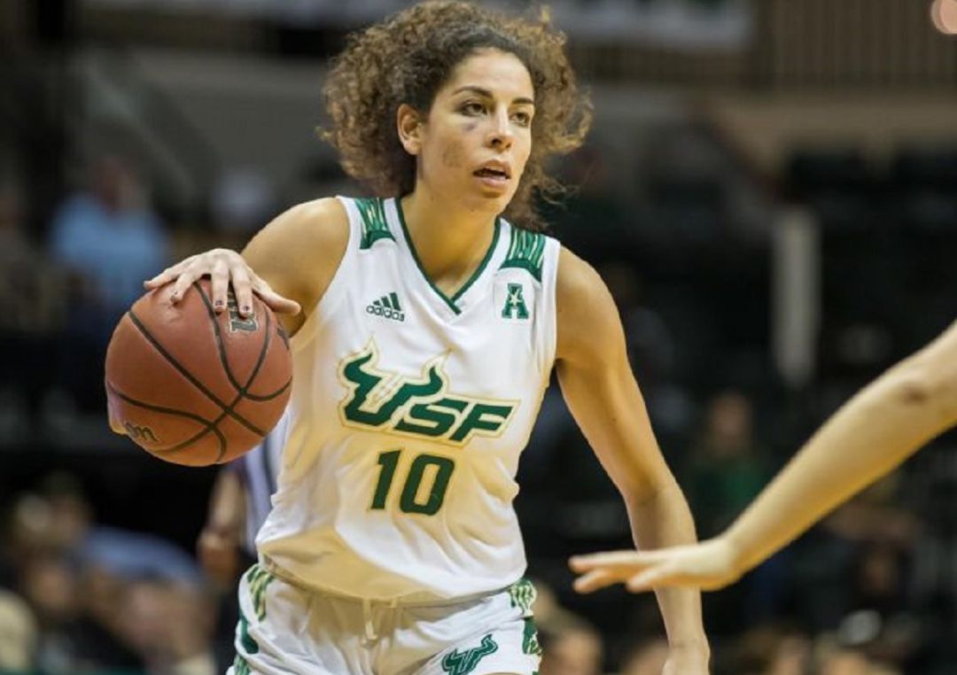 Laura Ferreira, en su época en la NCAA Laura Ferreira, en su época en la NCAA