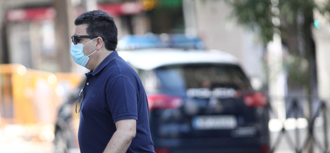 El empresario David Marjaliza, en el momento de su llegada para declarar en la Audiencia Nacional el 7 de julio de 2020 El empresario David Marjaliza, en el momento de su llegada para declarar en la Audiencia Nacional el 7 de julio de 2020
