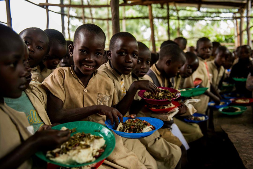 Un comedor escolar apoyado por el PMA en Burundi. Un comedor escolar apoyado por el PMA en Burundi.