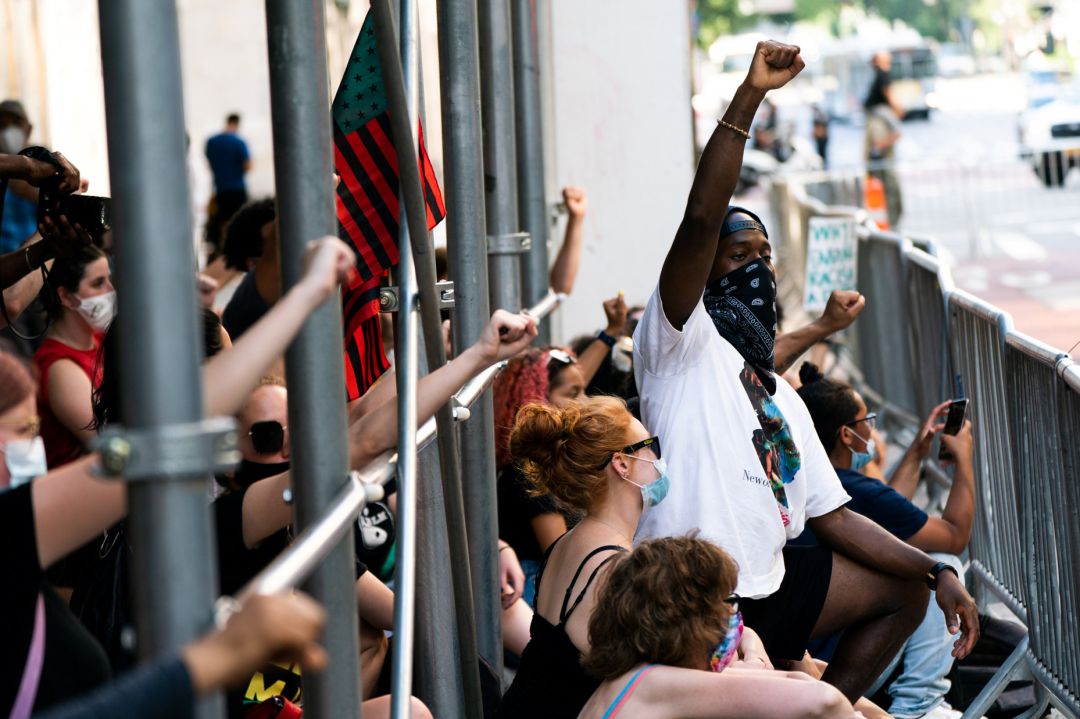 Protestas en Nueva York (EEUU) por la muerte de George Floyd a manos de la policía. Protestas en Nueva York (EEUU) por la muerte de George Floyd a manos de la policía.