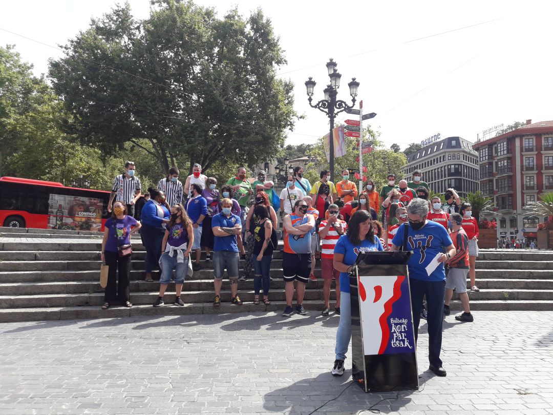 Concentración de Bilboko Konpartsak Concentración de Bilboko Konpartsak
