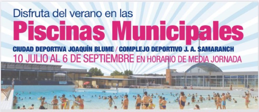 Apertura de Piscinas de Verano Apertura de Piscinas de Verano