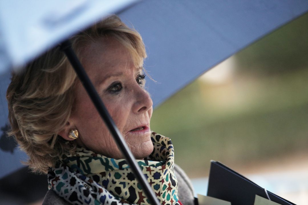 La expresidenta madrileña, Esperanza Aguirre, en una imagen de archivo La expresidenta madrileña, Esperanza Aguirre, en una imagen de archivo