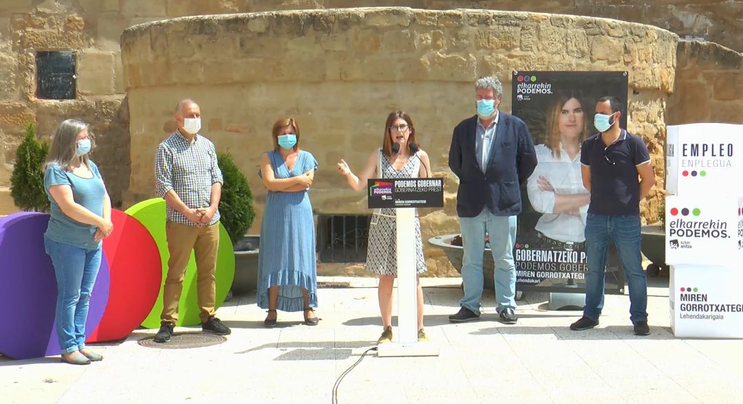 Gorrotxategi, en un acto electoral Gorrotxategi, en un acto electoral
