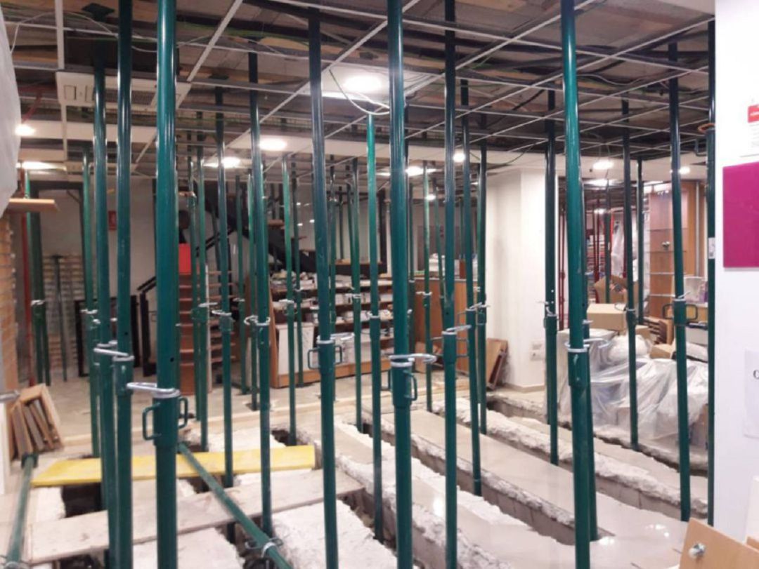 Obras en un edificio Obras en un edificio