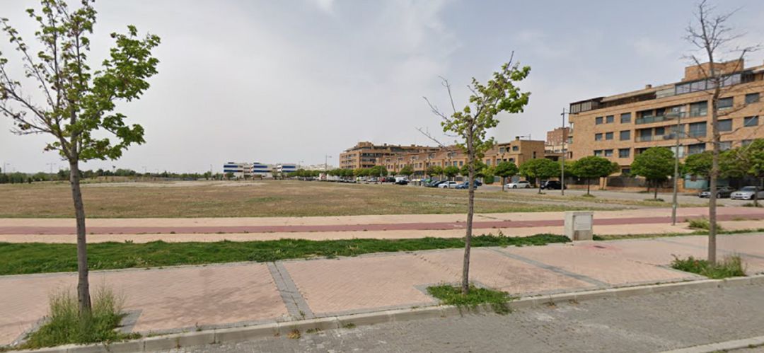 Imagen del terreno de Parla Este en el que se prevé la construcción del nuevo instituto público Imagen del terreno de Parla Este en el que se prevé la construcción del nuevo instituto público
