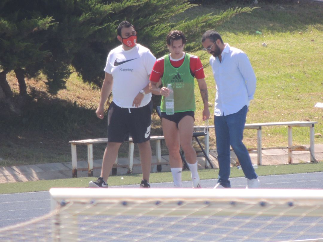 Mohamed Adel, Coric y Mohamed El Assy. Mohamed Adel, Coric y Mohamed El Assy.