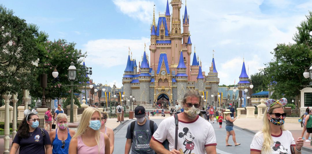 Imagen de Disney World durante esta etapa generada por el coronavirus Imagen de Disney World durante esta etapa generada por el coronavirus