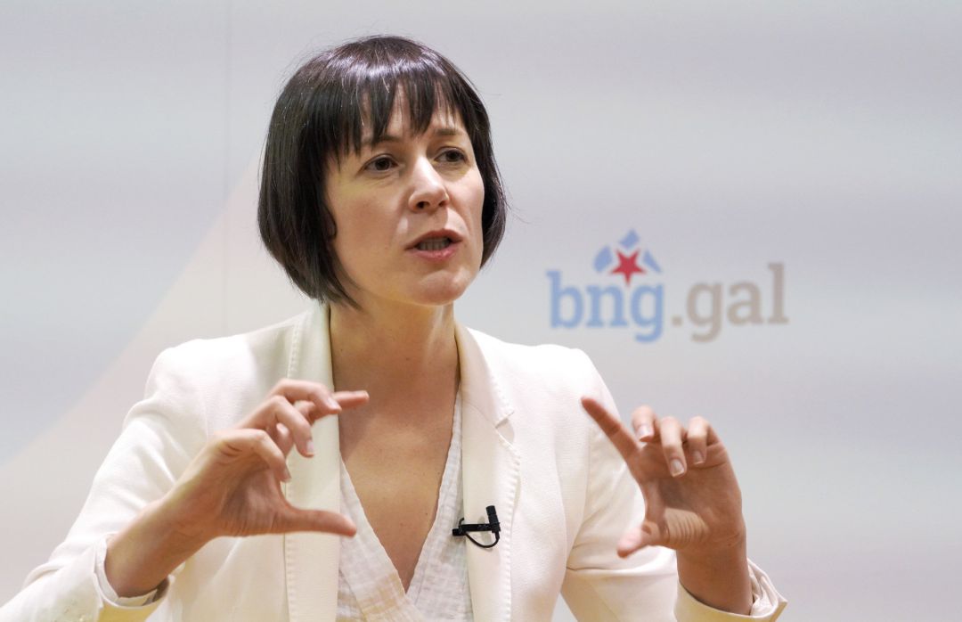 La candidata del Bloque Nacionalista Galego (BNG) a la Xunta de Galicia, Ana Pontón, en el Parlamento gallego durante una entrevista para Europa Press, en Santiago de Compostela, A Coruña, Galicia (España), a 22 de junio de 2020. La candidata del Bloque Nacionalista Galego (BNG) a la Xunta de Galicia, Ana Pontón, en el Parlamento gallego durante una entrevista para Europa Press, en Santiago de Compostela, A Coruña, Galicia (España), a 22 de junio de 2020.