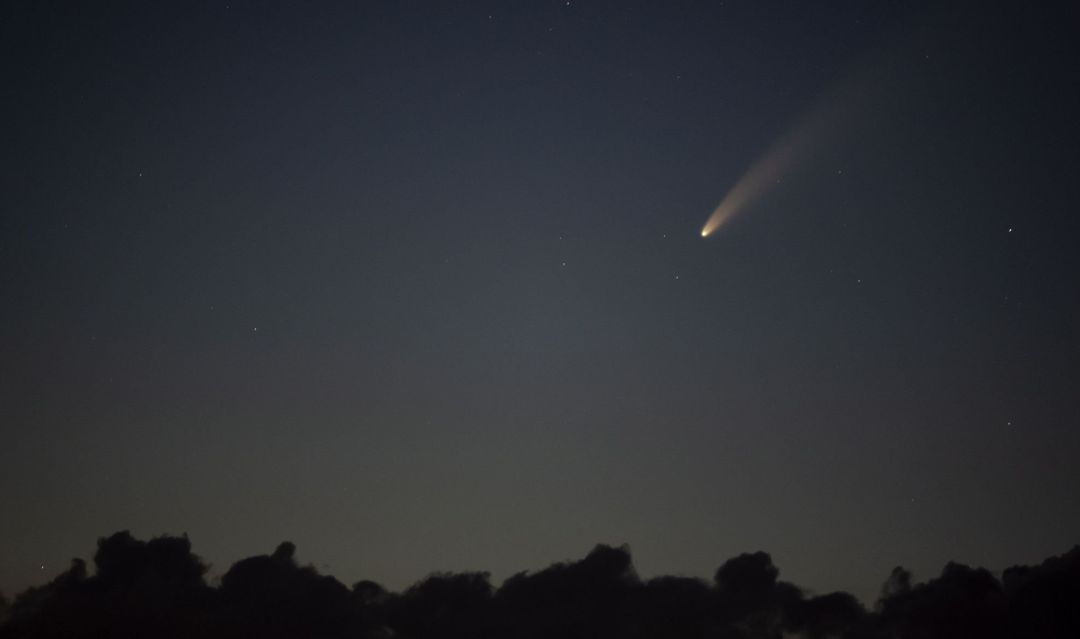 El cometa Neowise será observable a simple vista. El cometa Neowise será observable a simple vista.