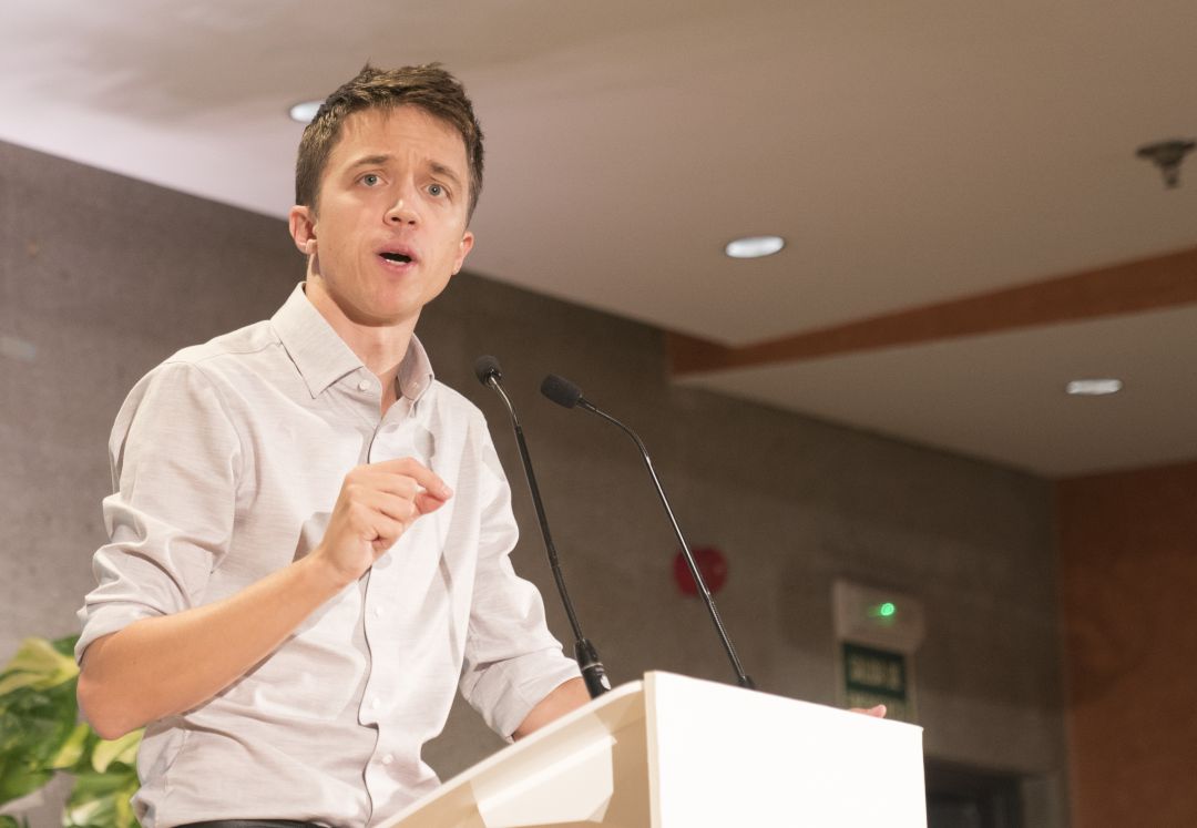 Íñigo Errejón durante una intervención en A Coruña. Íñigo Errejón durante una intervención en A Coruña.