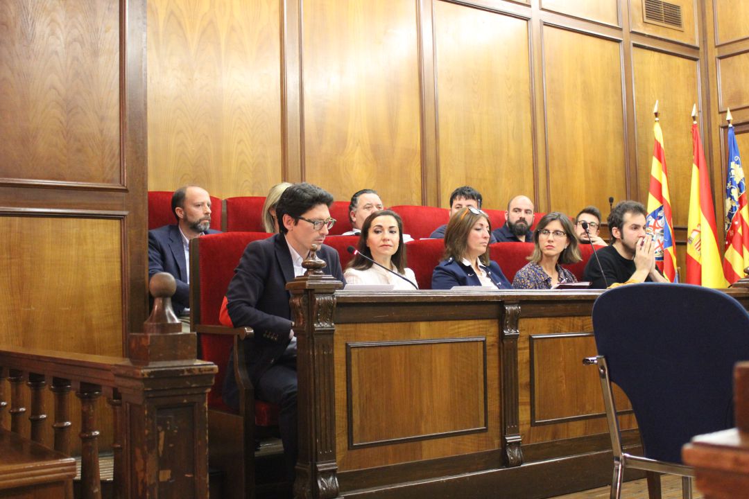 El portavoz del PP en Alcoy en una intervención en un pleno del enero de 2020 El portavoz del PP en Alcoy en una intervención en un pleno del enero de 2020