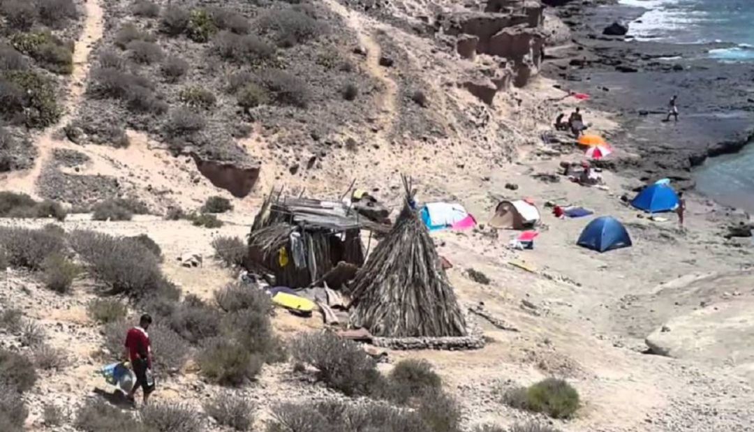 Asentamientos en La Caleta de Adeje Asentamientos en La Caleta de Adeje