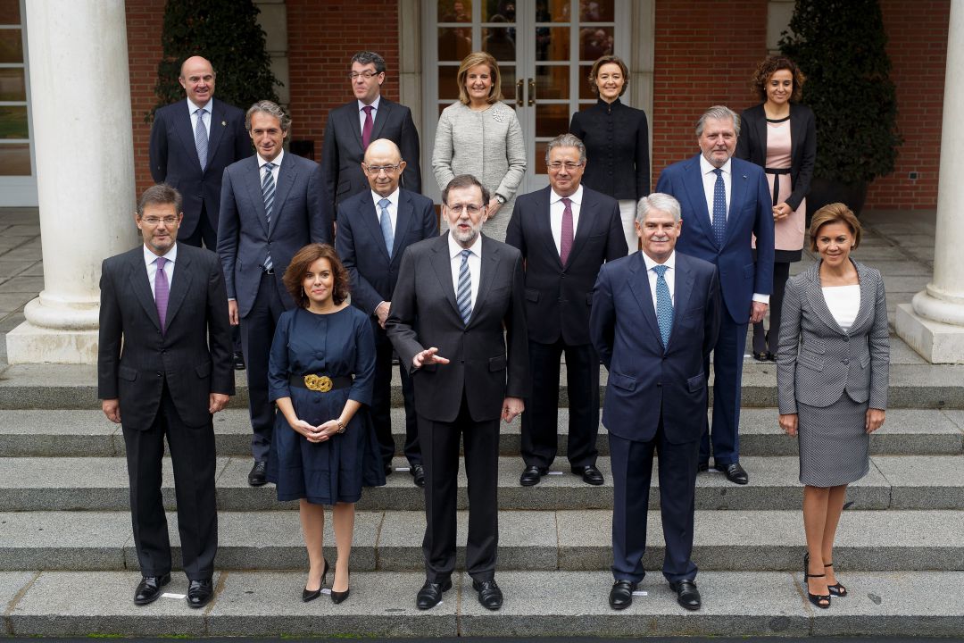 Composición del Gobierno del expresidente Mariano Rajoy. Composición del Gobierno del expresidente Mariano Rajoy.