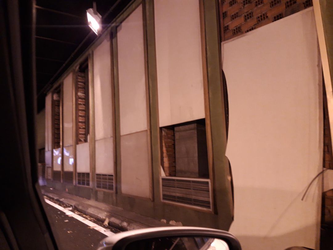 Los túneles de Azca en plenas obras Los túneles de Azca en plenas obras