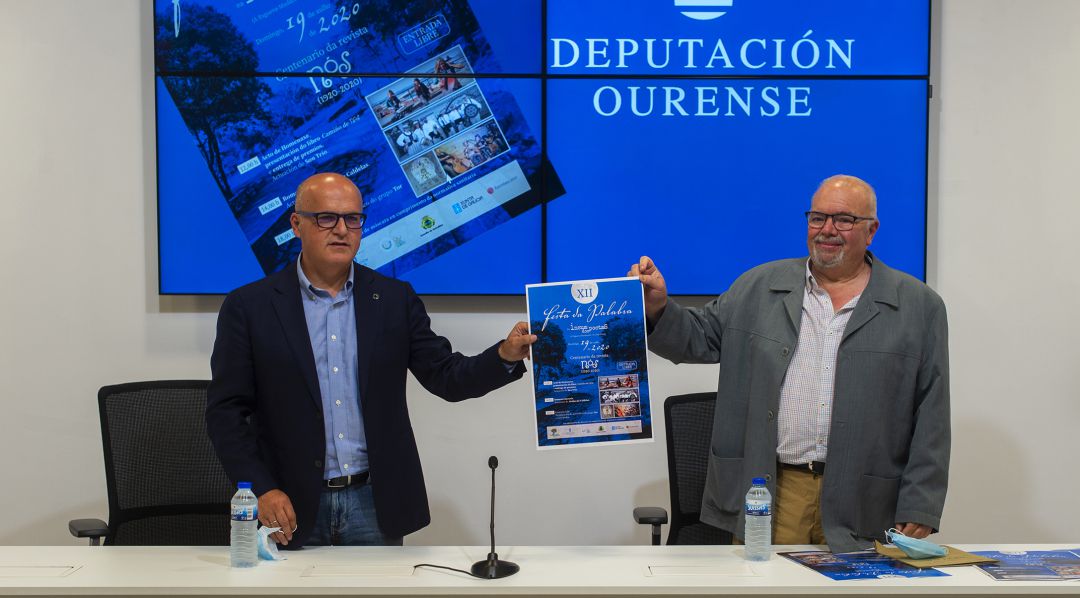 Luis González Tosar y Jose Manuel Baltar durante la presentación Luis González Tosar y Jose Manuel Baltar durante la presentación