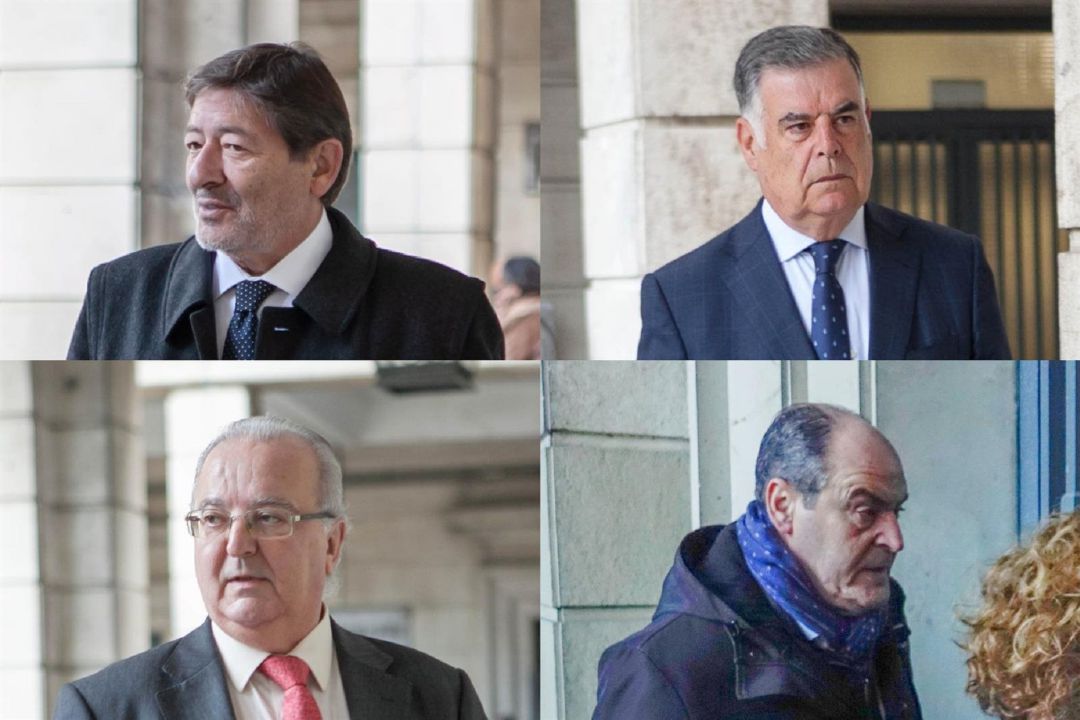 Javier Guerrero, José Antonio Viera, Antonio Fernández y Juan Márquez, los cuatro exaltos cargos ya condenados por la Audiencia Javier Guerrero, José Antonio Viera, Antonio Fernández y Juan Márquez, los cuatro exaltos cargos ya condenados por la Audiencia