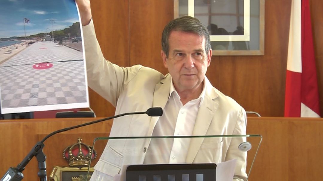 Abel Caballero, alcalde de Vigo, en rueda de prensa. Abel Caballero, alcalde de Vigo, en rueda de prensa.