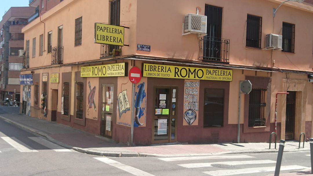 La librería Romo, donde trabaja Gema La librería Romo, donde trabaja Gema