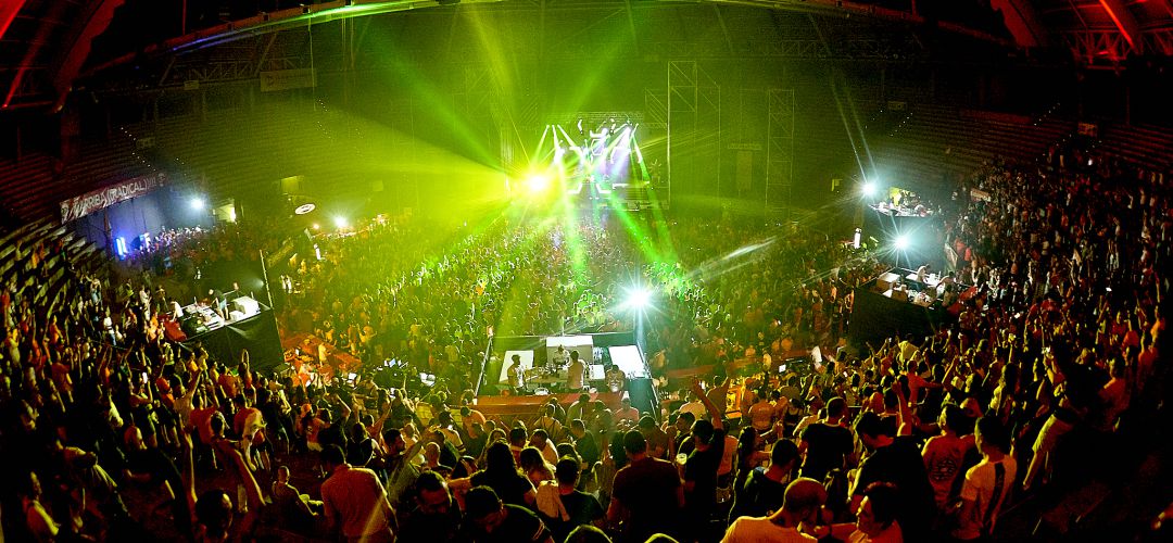 Imagen de una de las macrofiestas celebradas por Radical en el recinto leganense Imagen de una de las macrofiestas celebradas por Radical en el recinto leganense