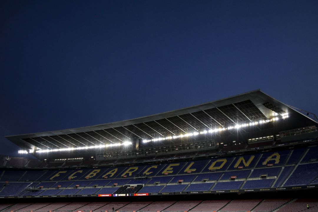 Imagen de archivo del Camp Nou. Imagen de archivo del Camp Nou.