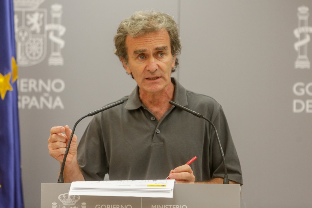 El director del Centro de Coordinación de Alertas y Emergencias Sanitarias, Fernando Simón, interviene en una rueda de prensa en el Ministerio de Sanidad, en Madrid El director del Centro de Coordinación de Alertas y Emergencias Sanitarias, Fernando Simón, interviene en una rueda de prensa en el Ministerio de Sanidad, en Madrid