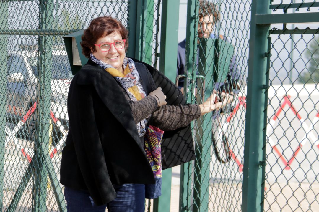 Dolors Bassa, en una imatge del 17 de febrer, sortint del centre penitenciari on compleix condemna Dolors Bassa, en una imatge del 17 de febrer, sortint del centre penitenciari on compleix condemna