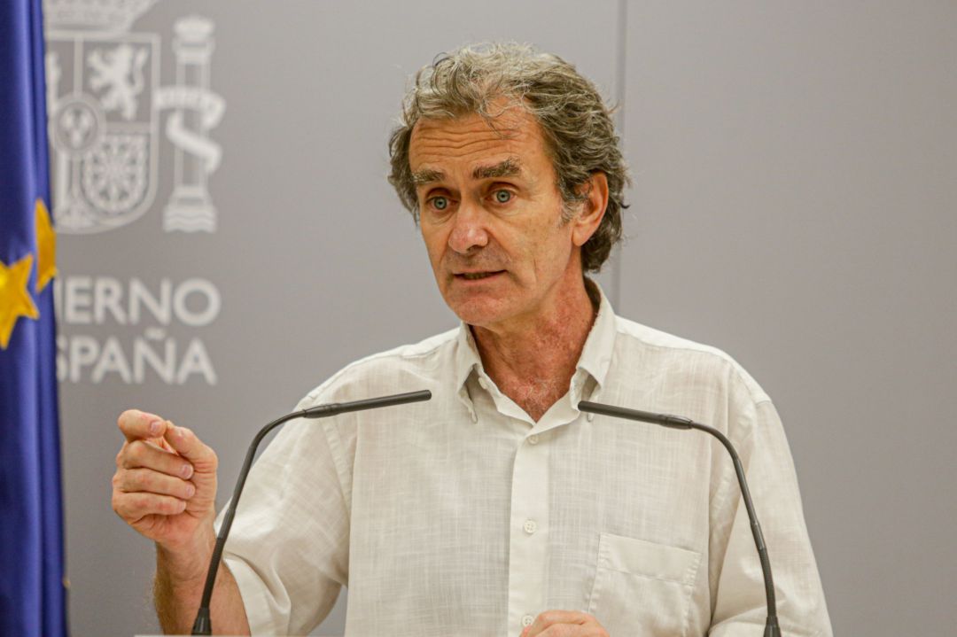 El director del Centro de Coordinación de Alertas y Emergencias Sanitarias (CCAES), Fernando Simón, el pasado 8 de julio. El director del Centro de Coordinación de Alertas y Emergencias Sanitarias (CCAES), Fernando Simón, el pasado 8 de julio.