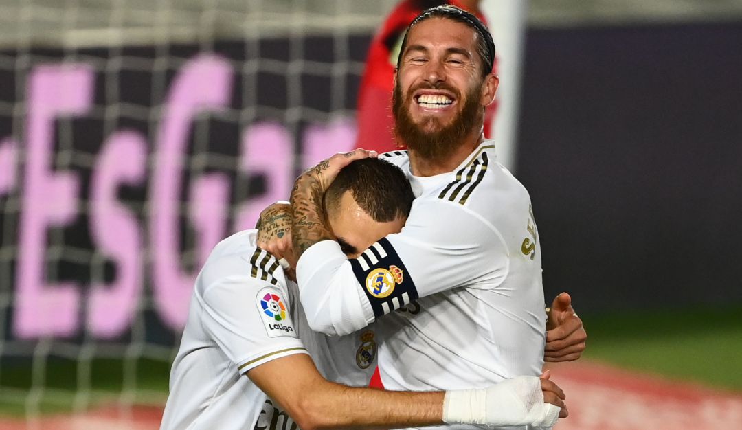 Benzema y Sergio Ramos. Benzema y Sergio Ramos.