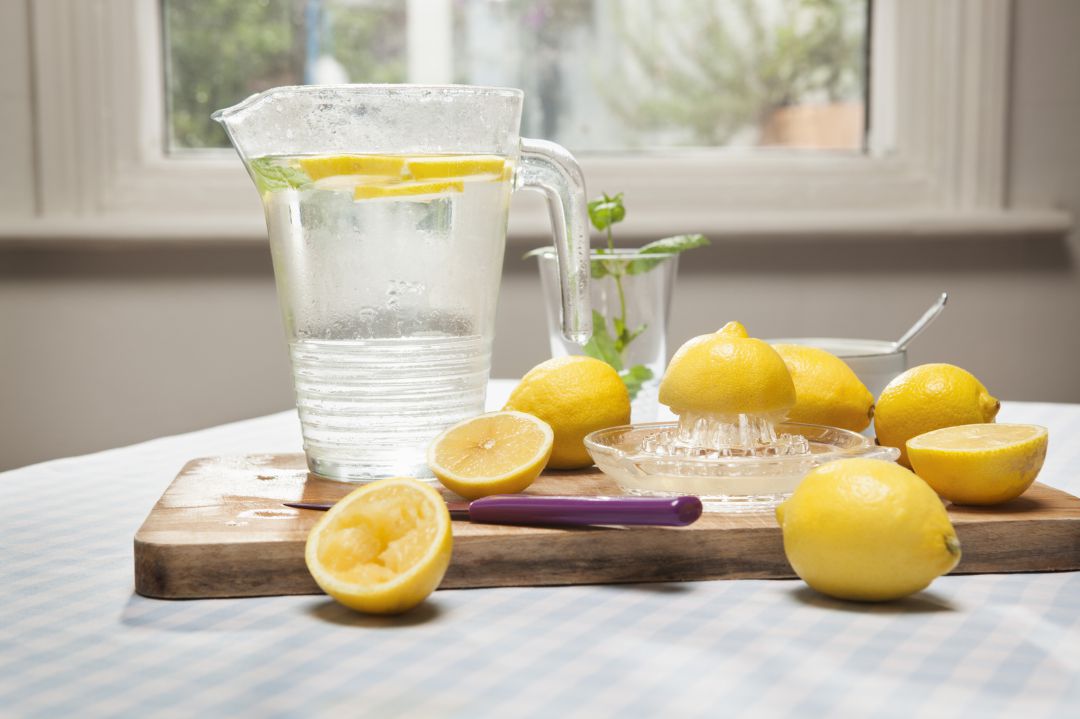 Limonada casera. Limonada casera.