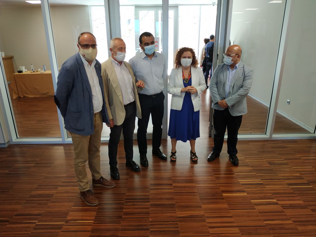 Olegario Ramón, Arsenio Terrón, Antonio Cuellas, Laura Martin y Faustino Sánchez Olegario Ramón, Arsenio Terrón, Antonio Cuellas, Laura Martin y Faustino Sánchez