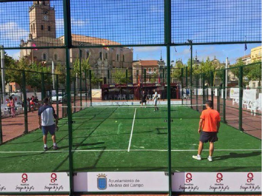 Uno de los partidos celebrados, en ediciones anteriores, en la Plaza Mayor Uno de los partidos celebrados, en ediciones anteriores, en la Plaza Mayor