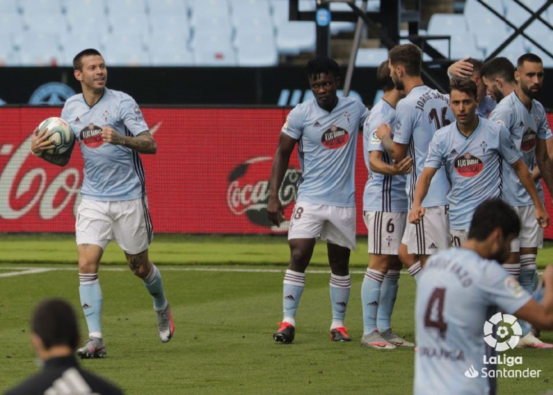 Smolov celebra su gol contra el Barcelona. Smolov celebra su gol contra el Barcelona.