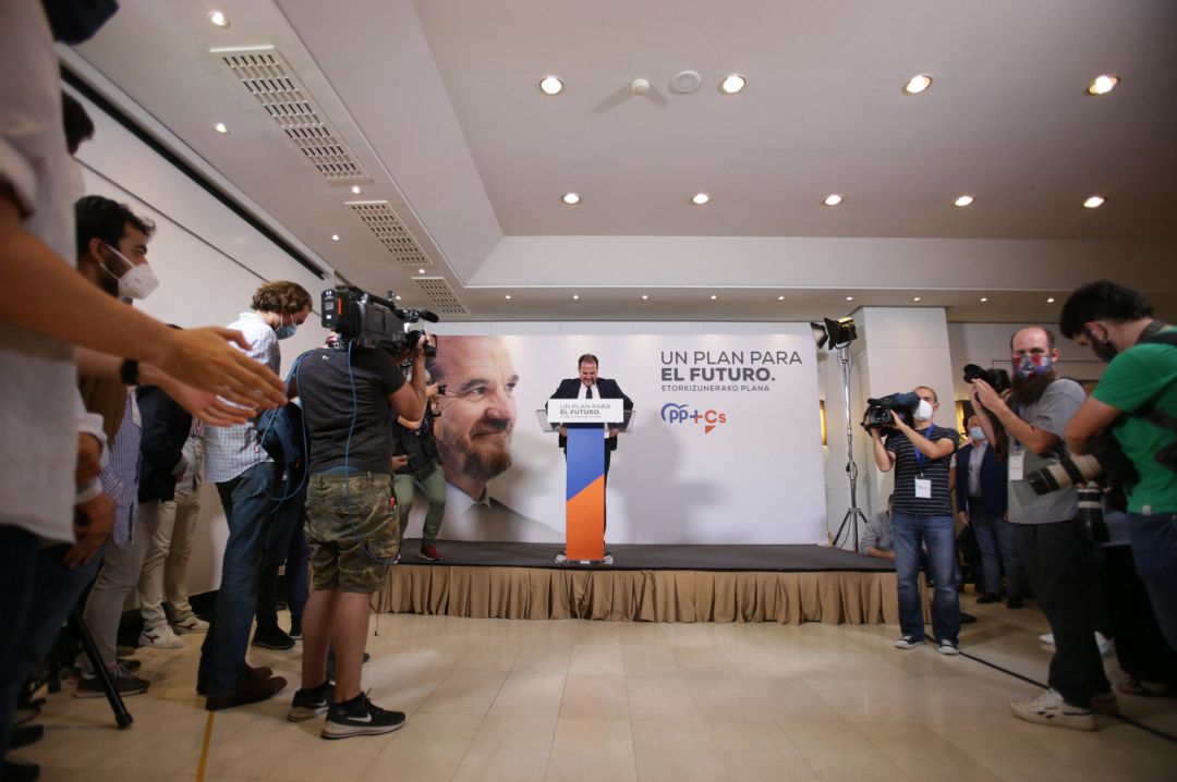 El candidato a lehendakari por la coalición Partido Popular y Ciudadanos, Carlos Iturgaiz El candidato a lehendakari por la coalición Partido Popular y Ciudadanos, Carlos Iturgaiz