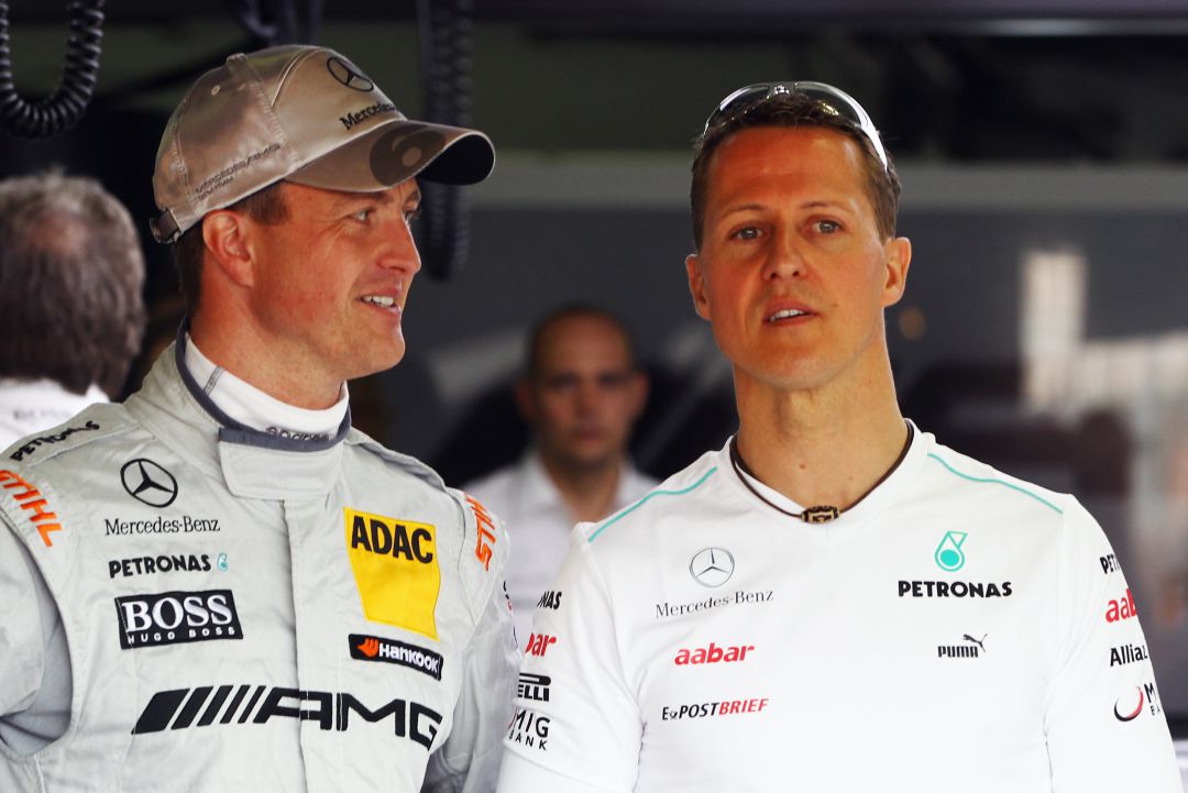 Michael y Ralph Schumacher. Michael y Ralph Schumacher.